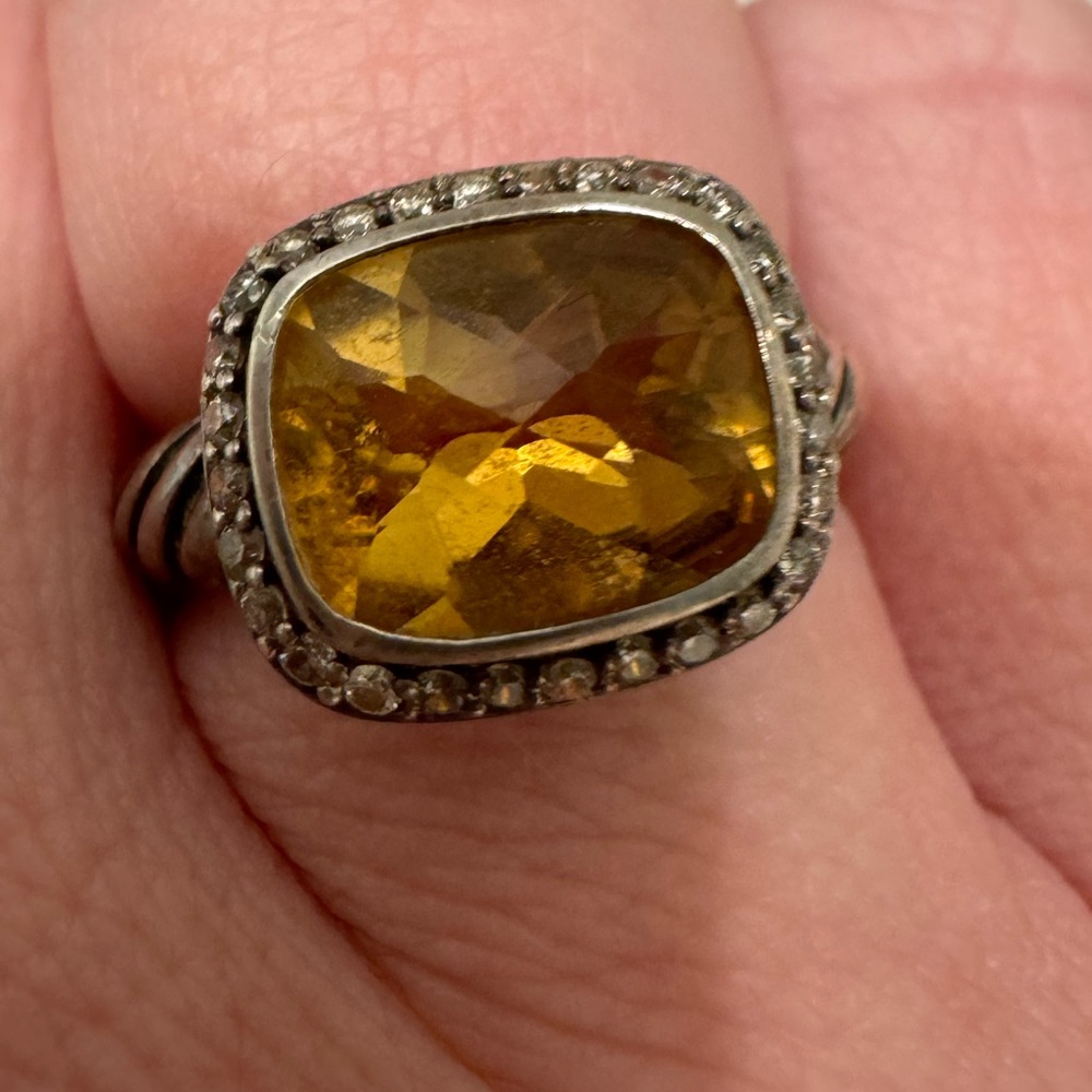 David Yurman Citrine Noblesse Ring